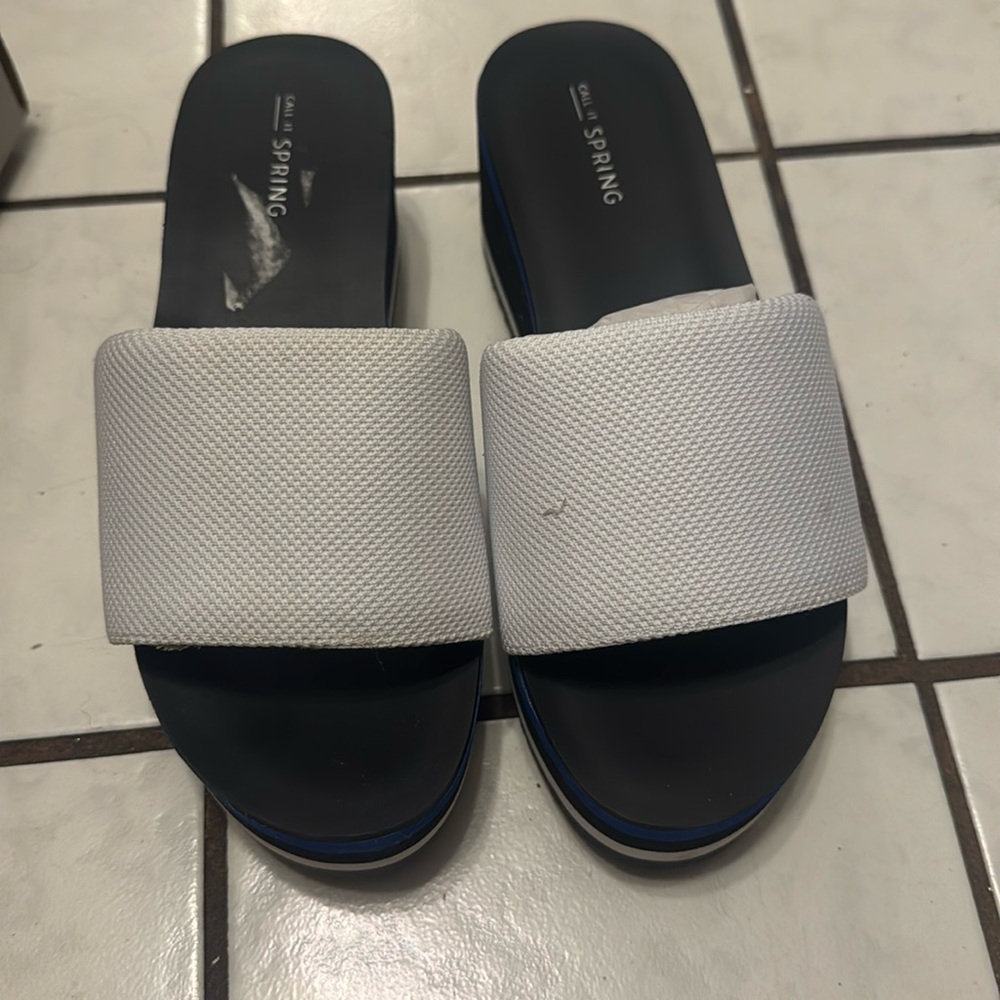 Comfortable non slip platform slippers